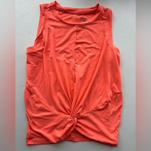 Athleta Girl Twist Around Fun Tank, size large/12, orange